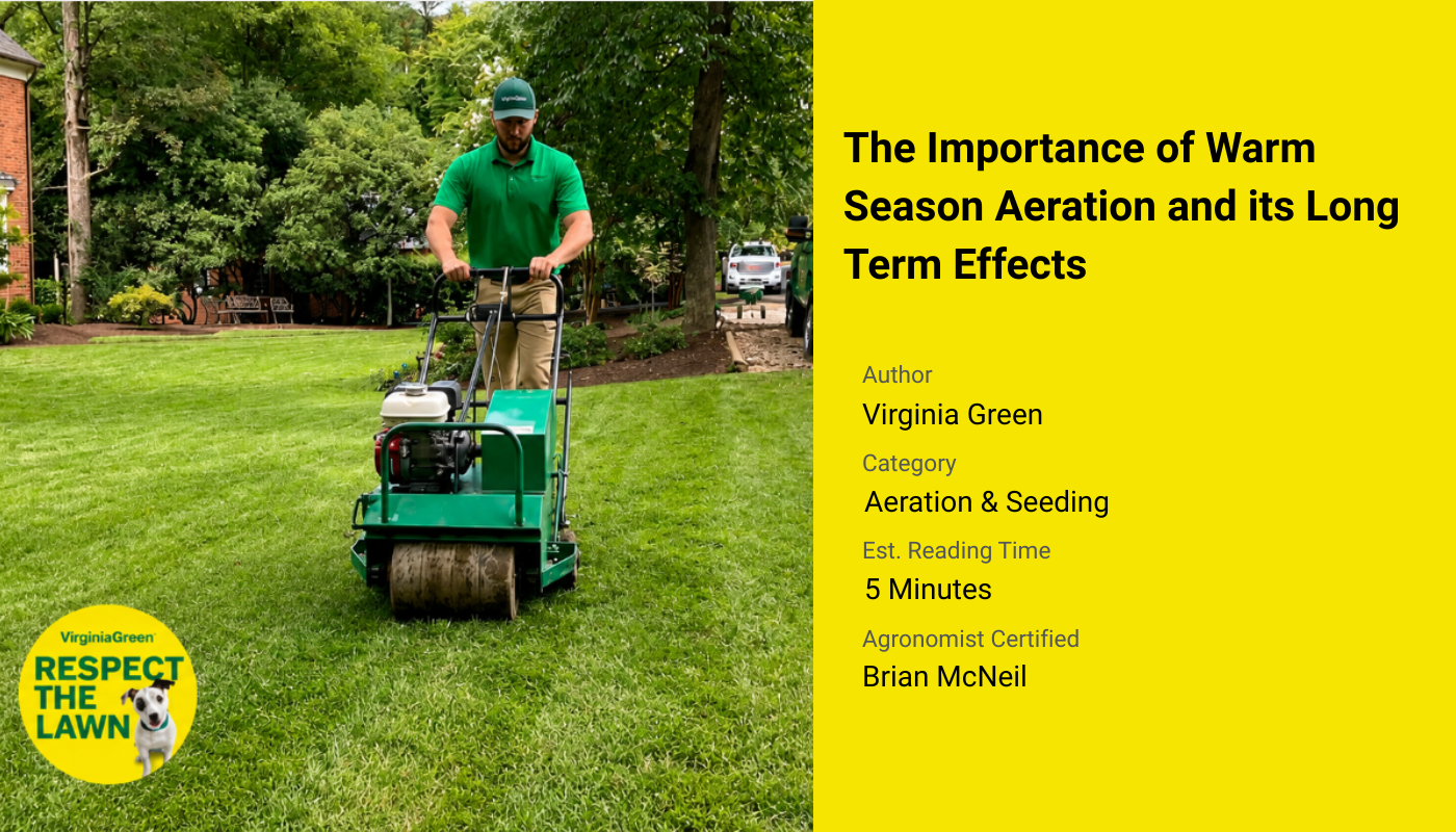 Warm Season Lawn Aeration